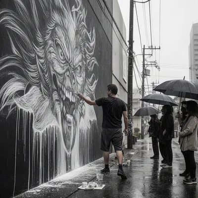 Rainy Mural Artist Manga
