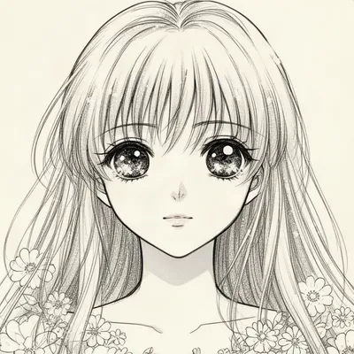 Shoujo Manga Girl Avatar