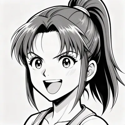 Spirited Manga Girl