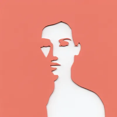 Minimalist Coral Cutout Avatar