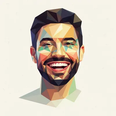 Geo Triangle Portrait