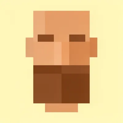 Geometric Beard Portrait