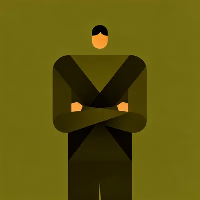 Minimalist Geometric Portrait