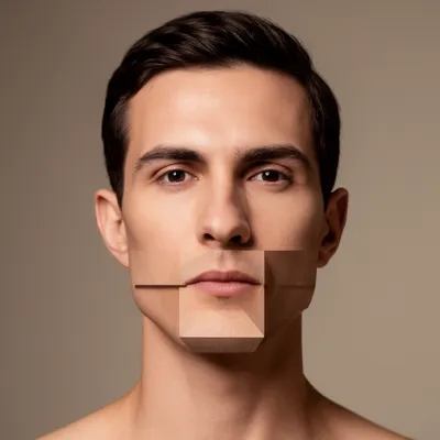 Angular Minimalist Portrait