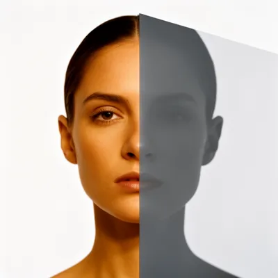 Minimalist Shadow Portrait