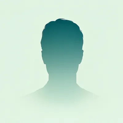 Minimalist Gradient Teal Mint Avatar