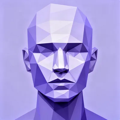 Minimalist Low-Poly Avatar