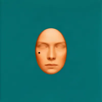 Minimalist Teal Woman