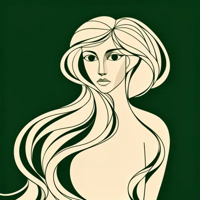 Minimalist Flow Portrait