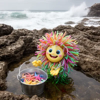 Cheerful Anemone Creature