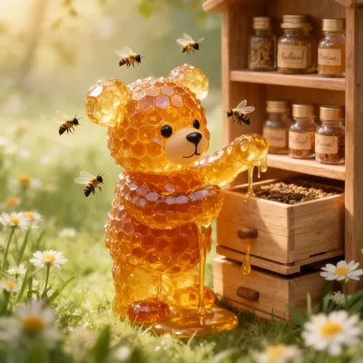 Crystallized Honey Bear