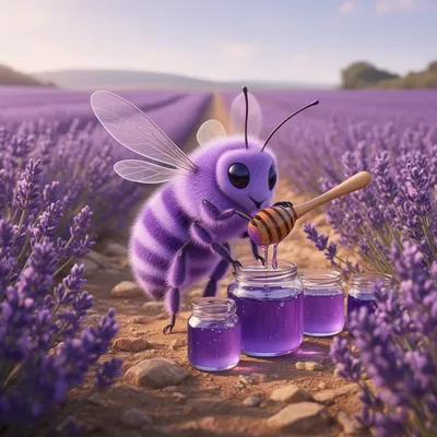 Lavender Honey Bee Avatar
