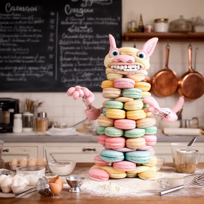 Macaron Tower Pastry Chef