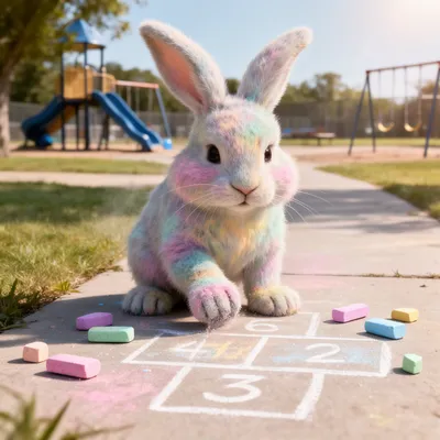 Chalk Dust Bunny