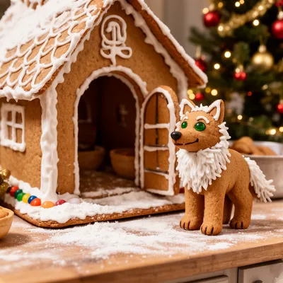 Gingerbread Wolf Baker