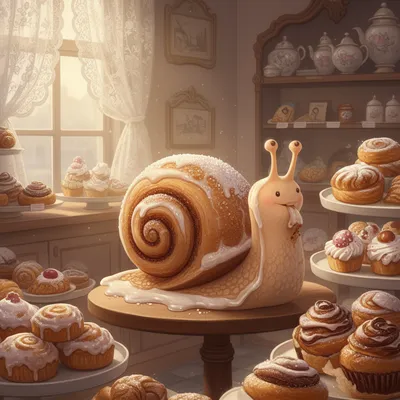 Pastry Snail