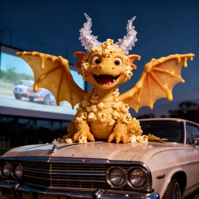 Popcorn Dragon Drive-In