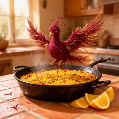 Saffron Phoenix Creature