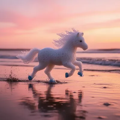 Sea Foam Horse