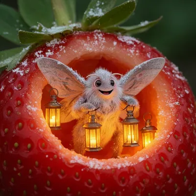Strawberry Moth Guardian