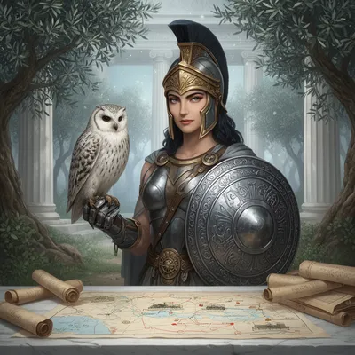 Athena Owl Warrior