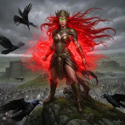 Macha Celtic Warrior Avatar