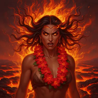 Pele Volcano Goddess