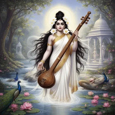 Saraswati Divine Avatar
