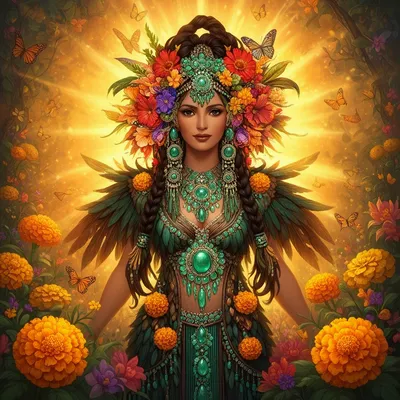 Xochiquetzal Goddess Avatar