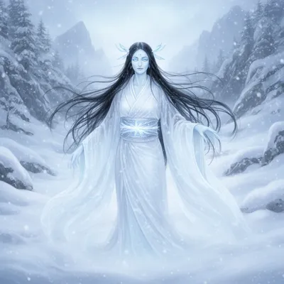 Yuki-Onna Snow Spirit