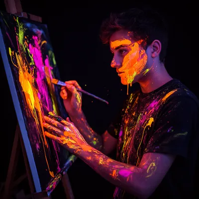 Neon Glow Artist
