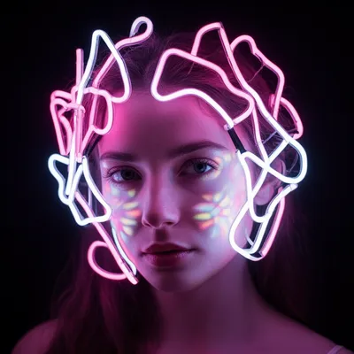 Neon Glow Crown