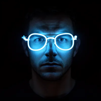 Neon Glow Cyberpunk Avatar