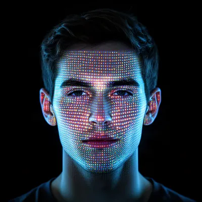 Neon Glow Grid