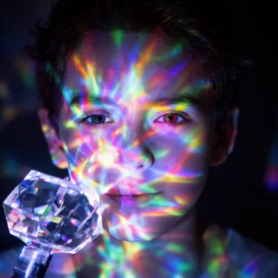 Neon Glow Kaleidoscope