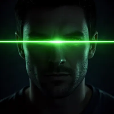 Neon Glow Laser Eyes