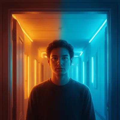 Threshold Neon Portrait