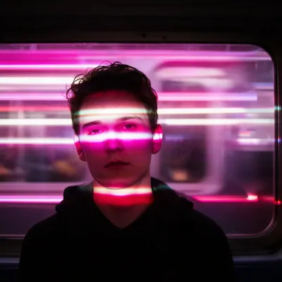 Neon Glow Subway