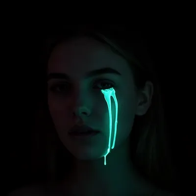 Neon Glow Teal