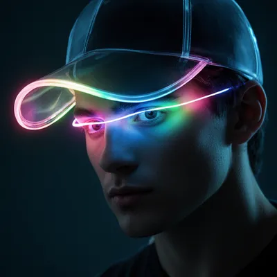 Neon Glow Visor
