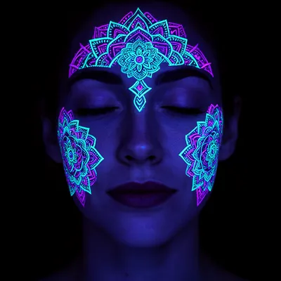 Neon Mandala Glow Avatar