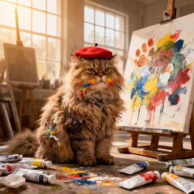 Painter Cat