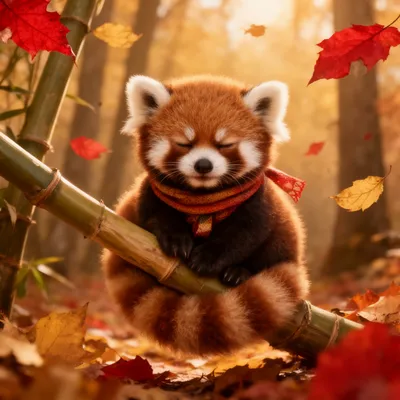 Autumn Red Panda