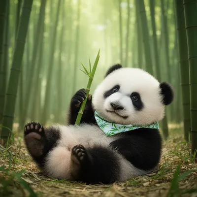 Playful Panda Cub