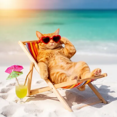 Sunny Beach Cat