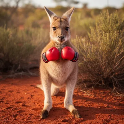 Boxing Kangaroo Joey