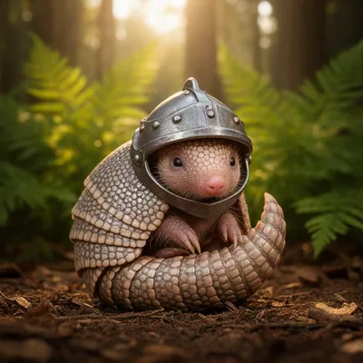 Brave Armadillo Knight
