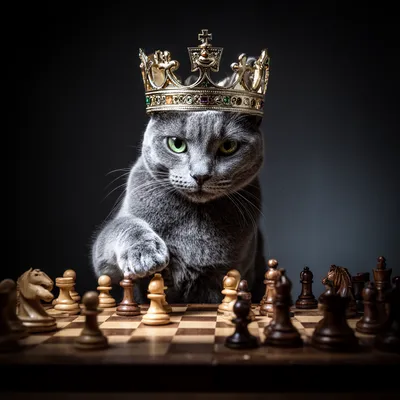 Chess Master Cat
