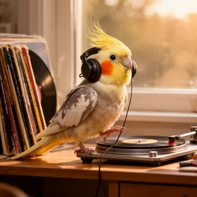 Music Loving Cockatiel