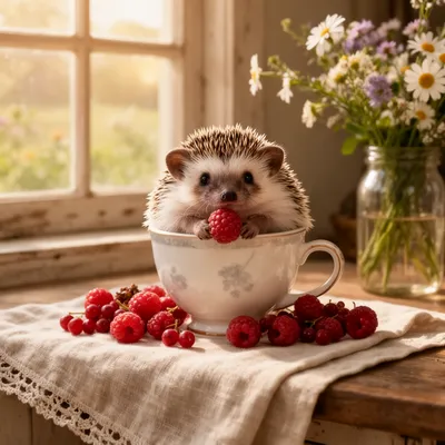 Teacup Hedgehog